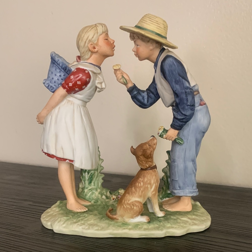 Norman Rockwell  First Edition Spring : Beguilling Buttercup